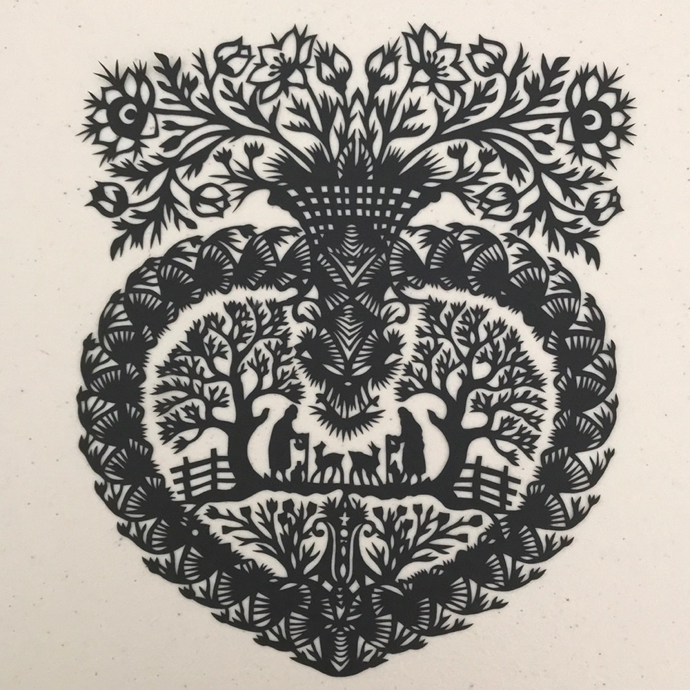 💖 Handmade PaperCut Silhouette Scherenschn…